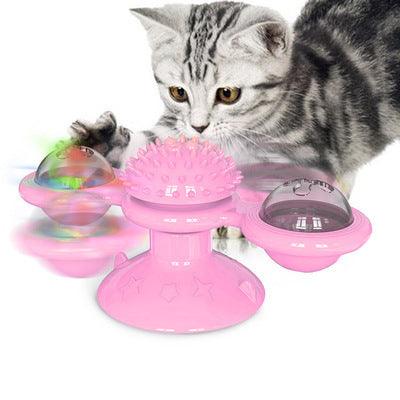 Rotating Windmill Scratching Cat Toy