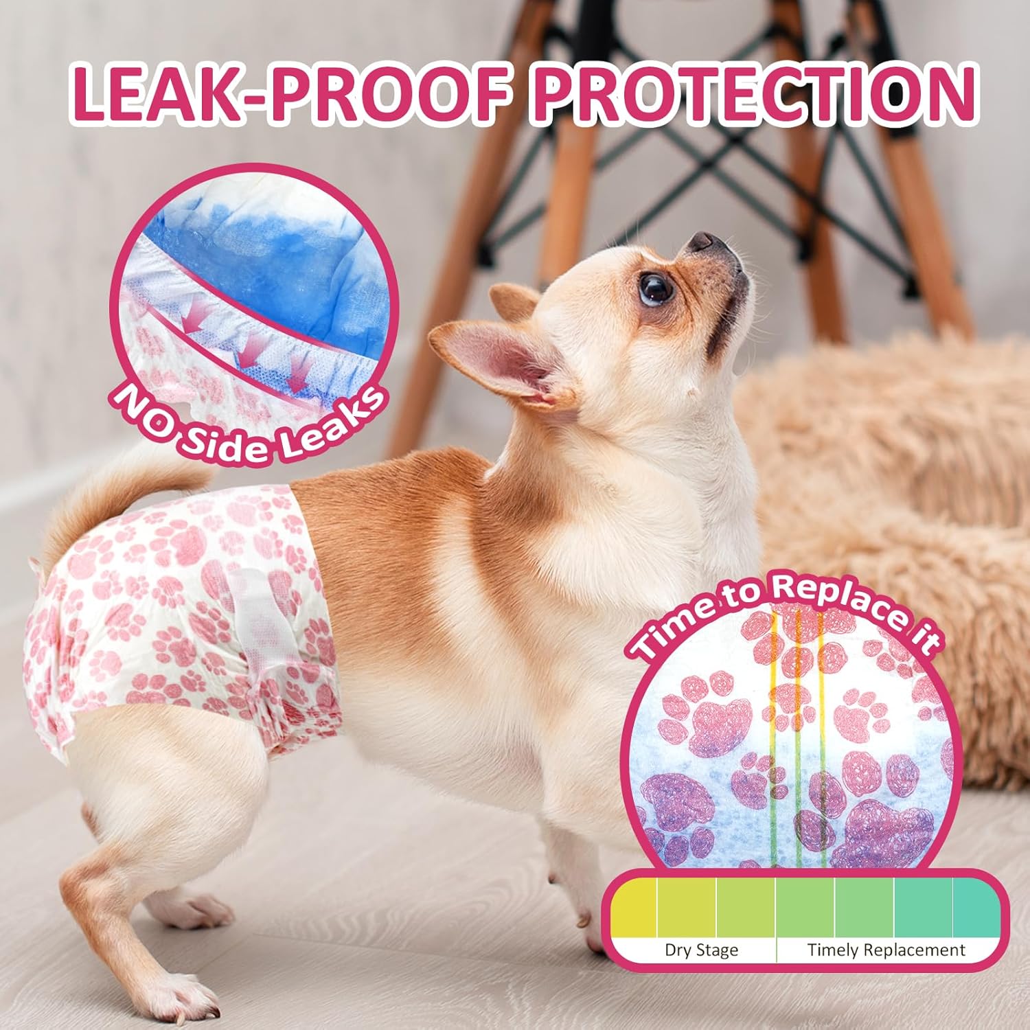 Female Dog Diapers Disposable