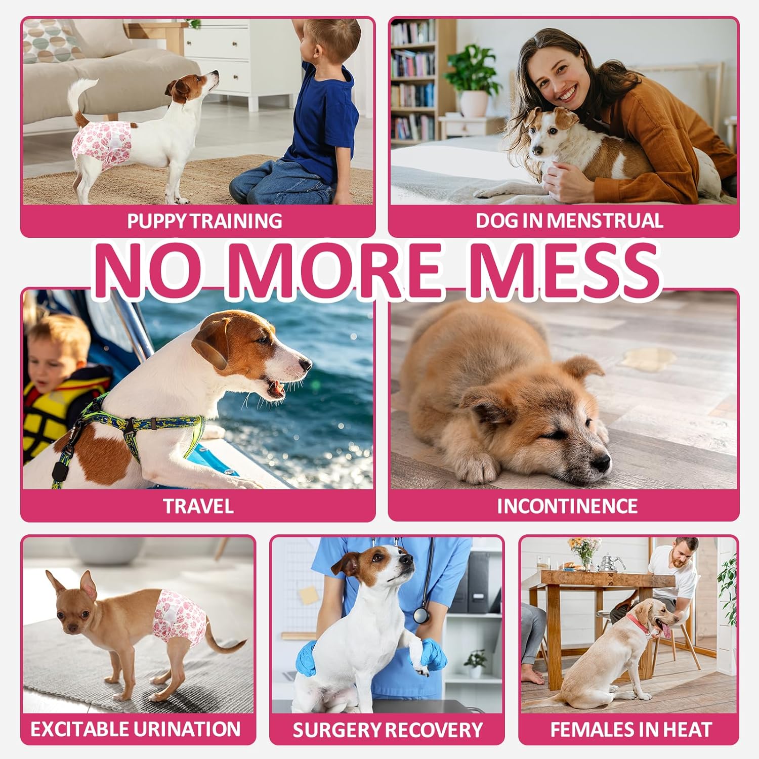 Female Dog Diapers Disposable