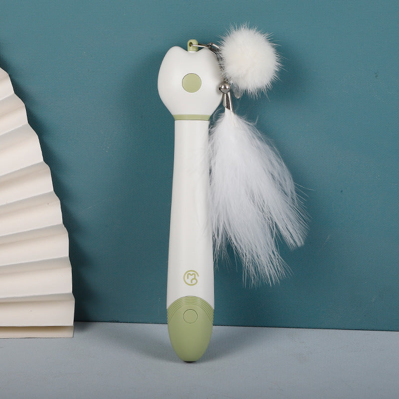 Laser Double-head Telescopic Cat Stick