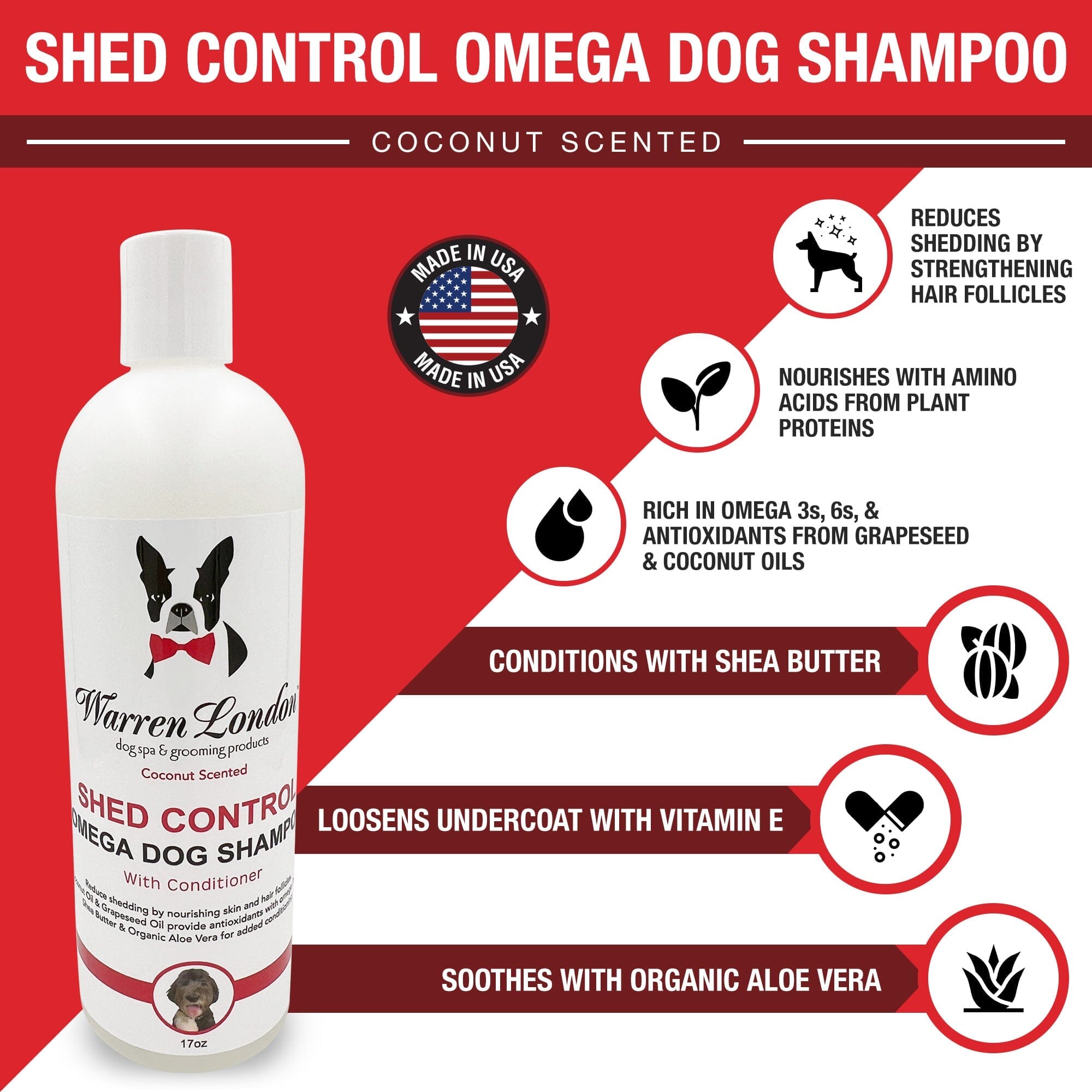 Grooming Shed Control Shampoo