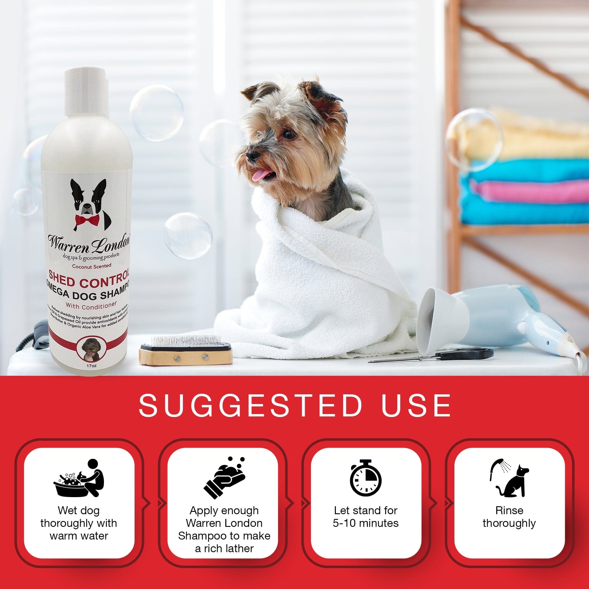 Grooming Shed Control Shampoo