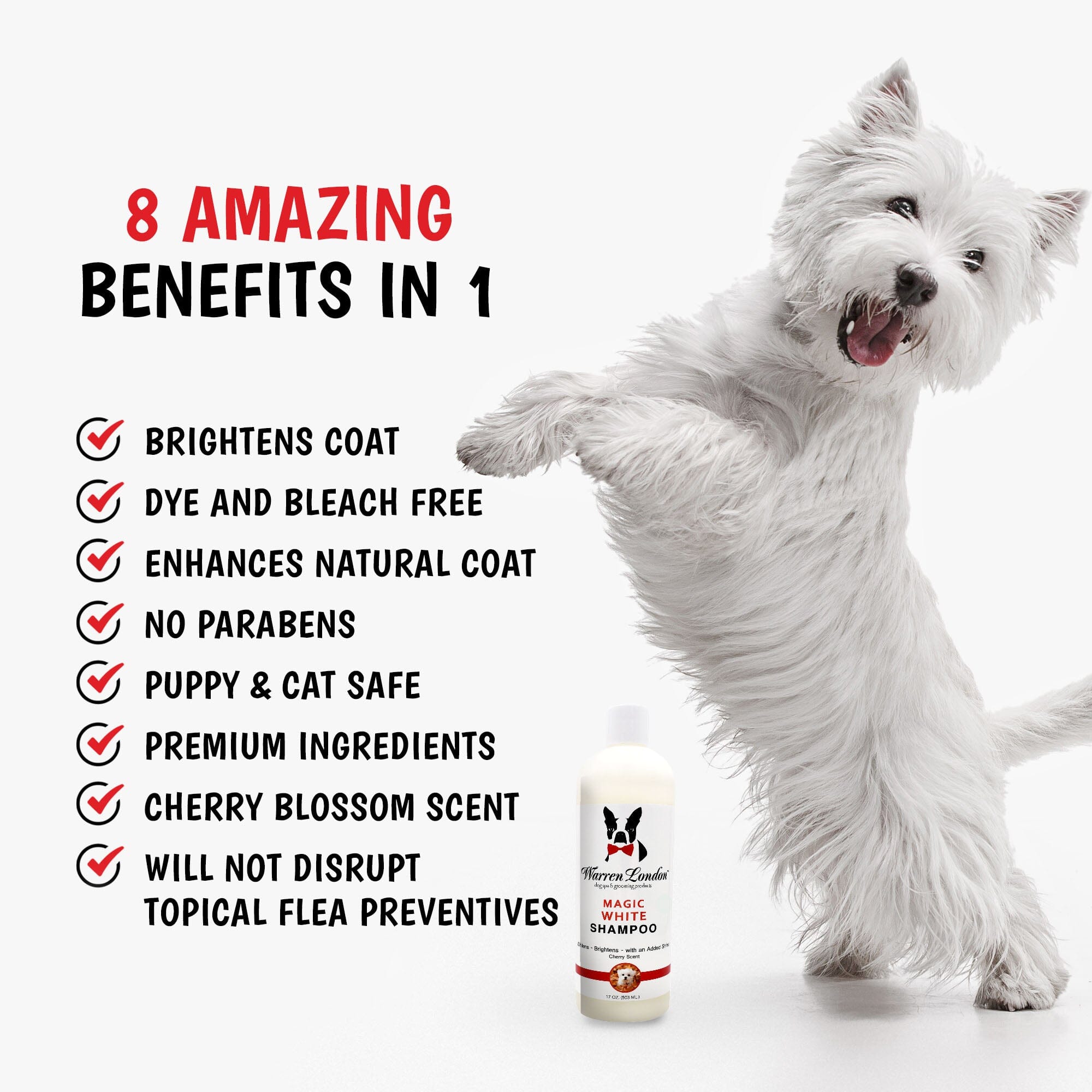 Groomer Magic White - Brightening Shampoo