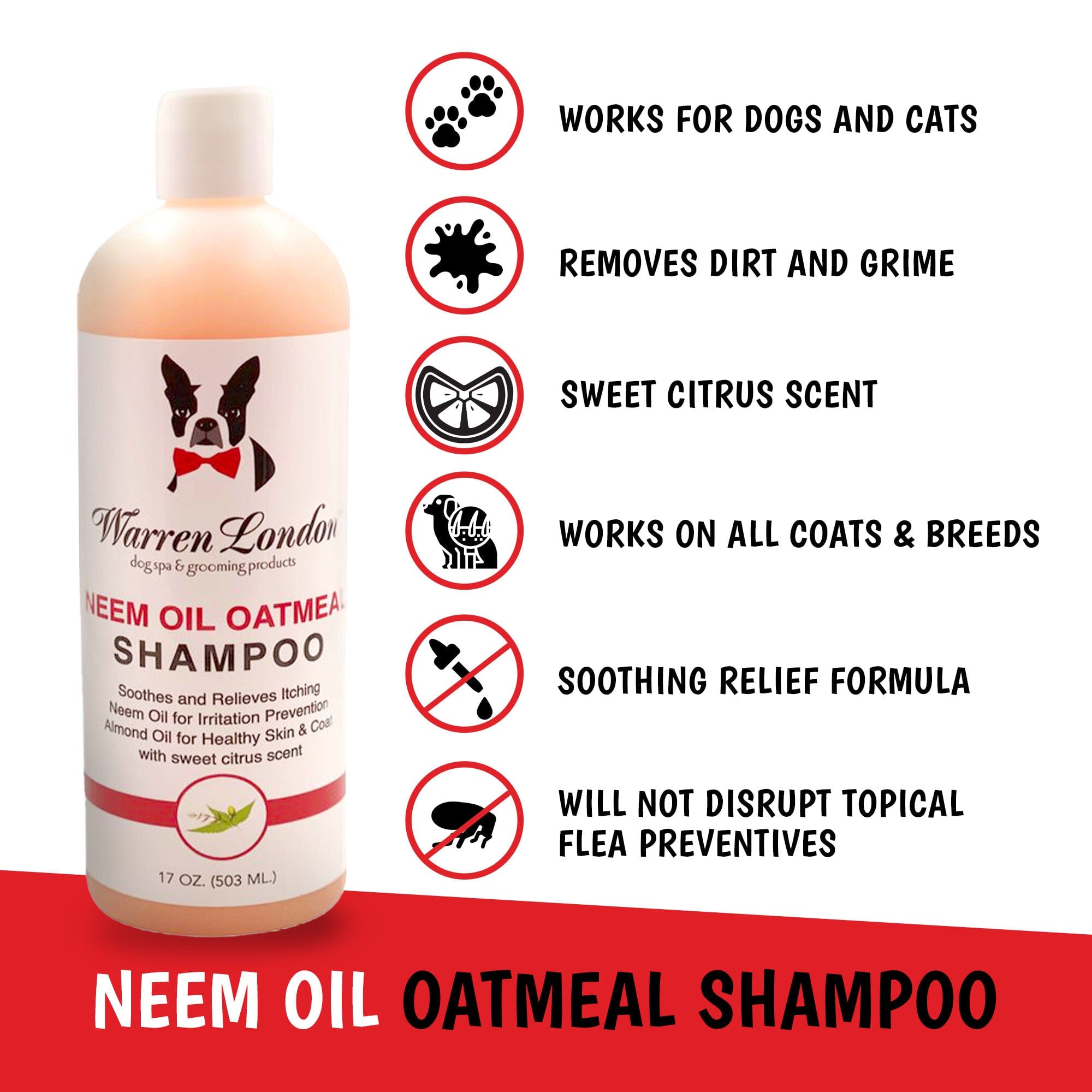 Grooming Neem Oil Oatmeal Shampoo