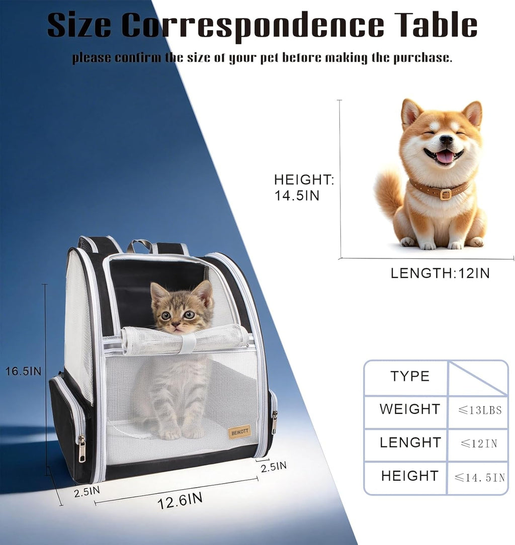 Cat or Dog Ventilated Backpack