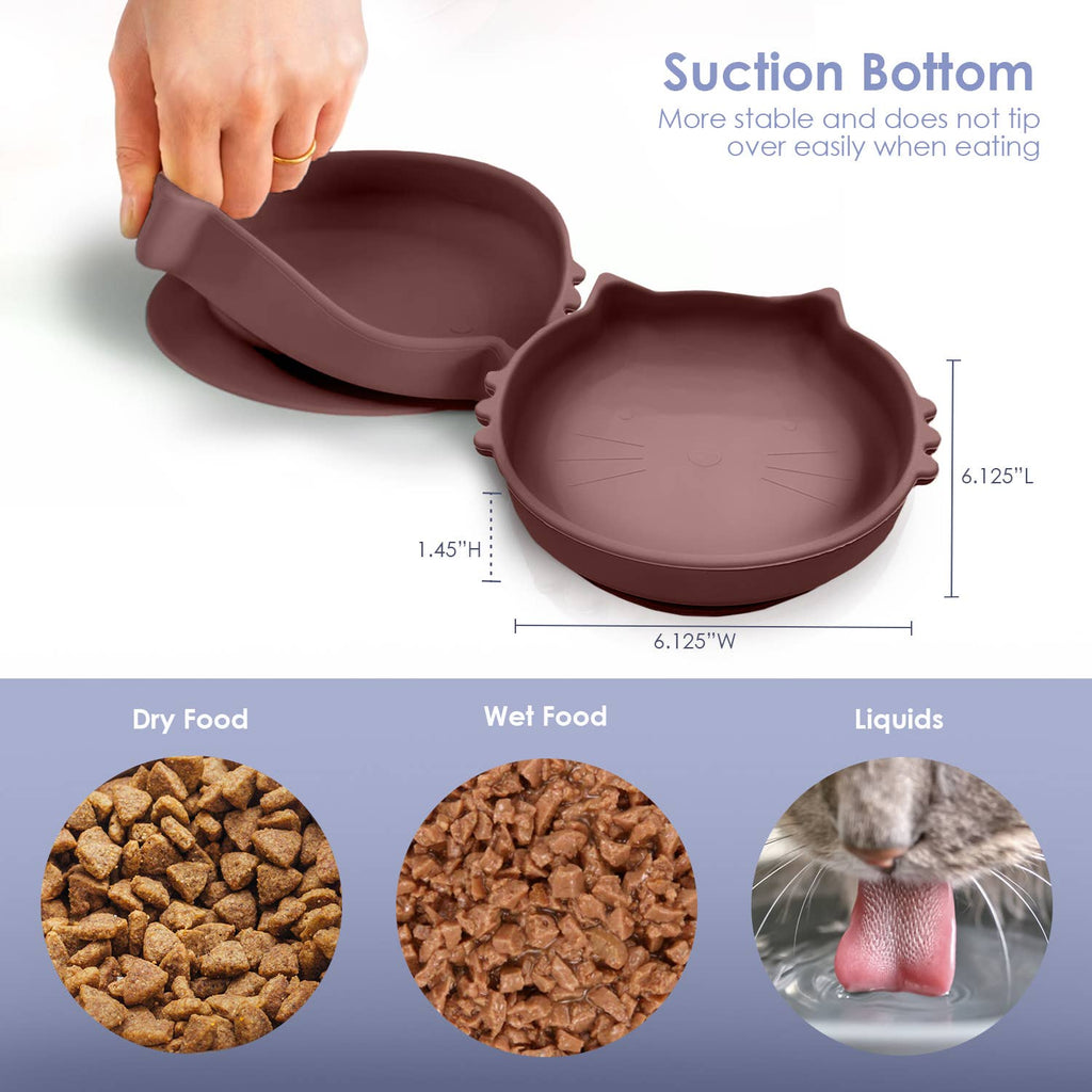 Cat Shaped Silicone Bowl