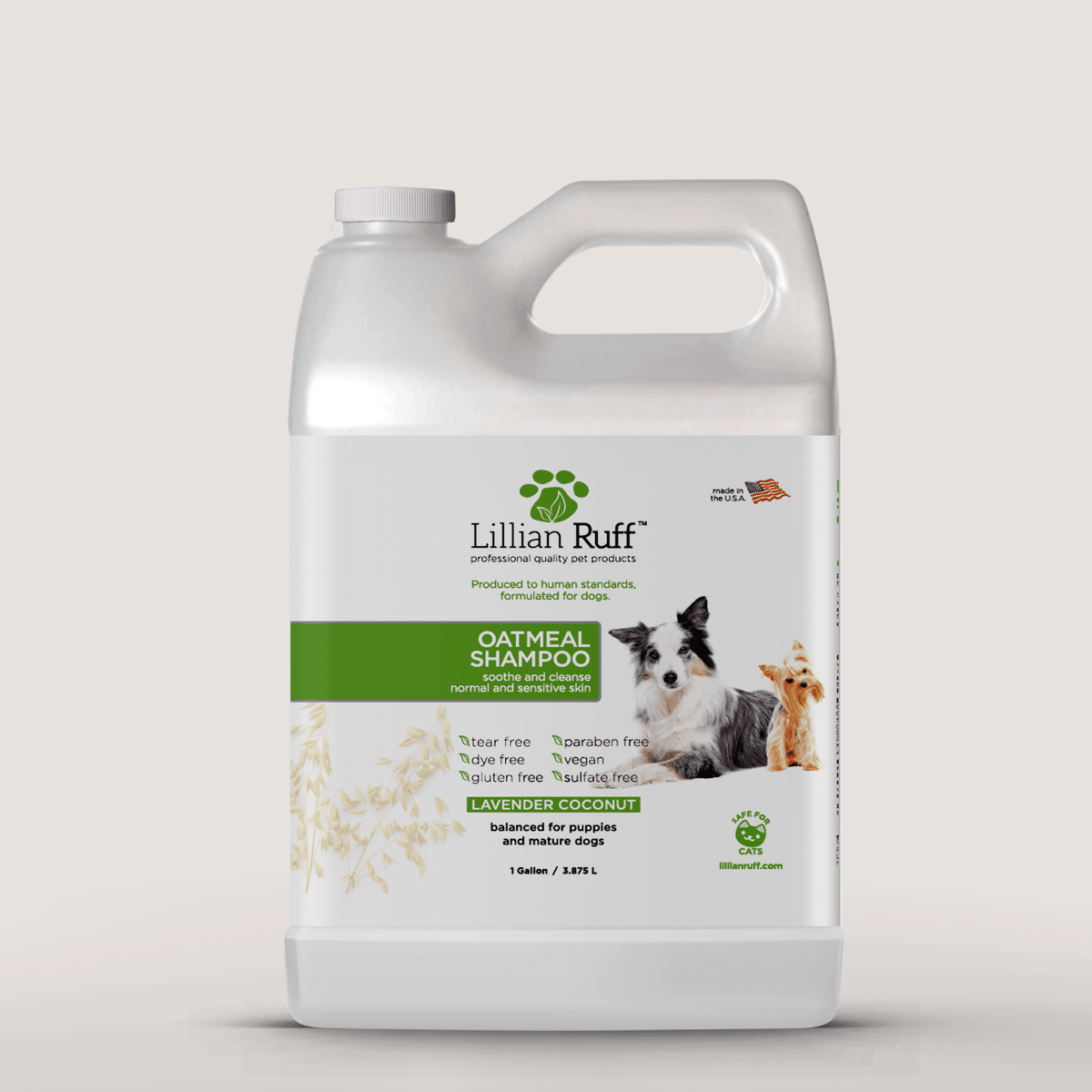 Dog & Cat Oatmeal Shampoo- Lillian Ruff