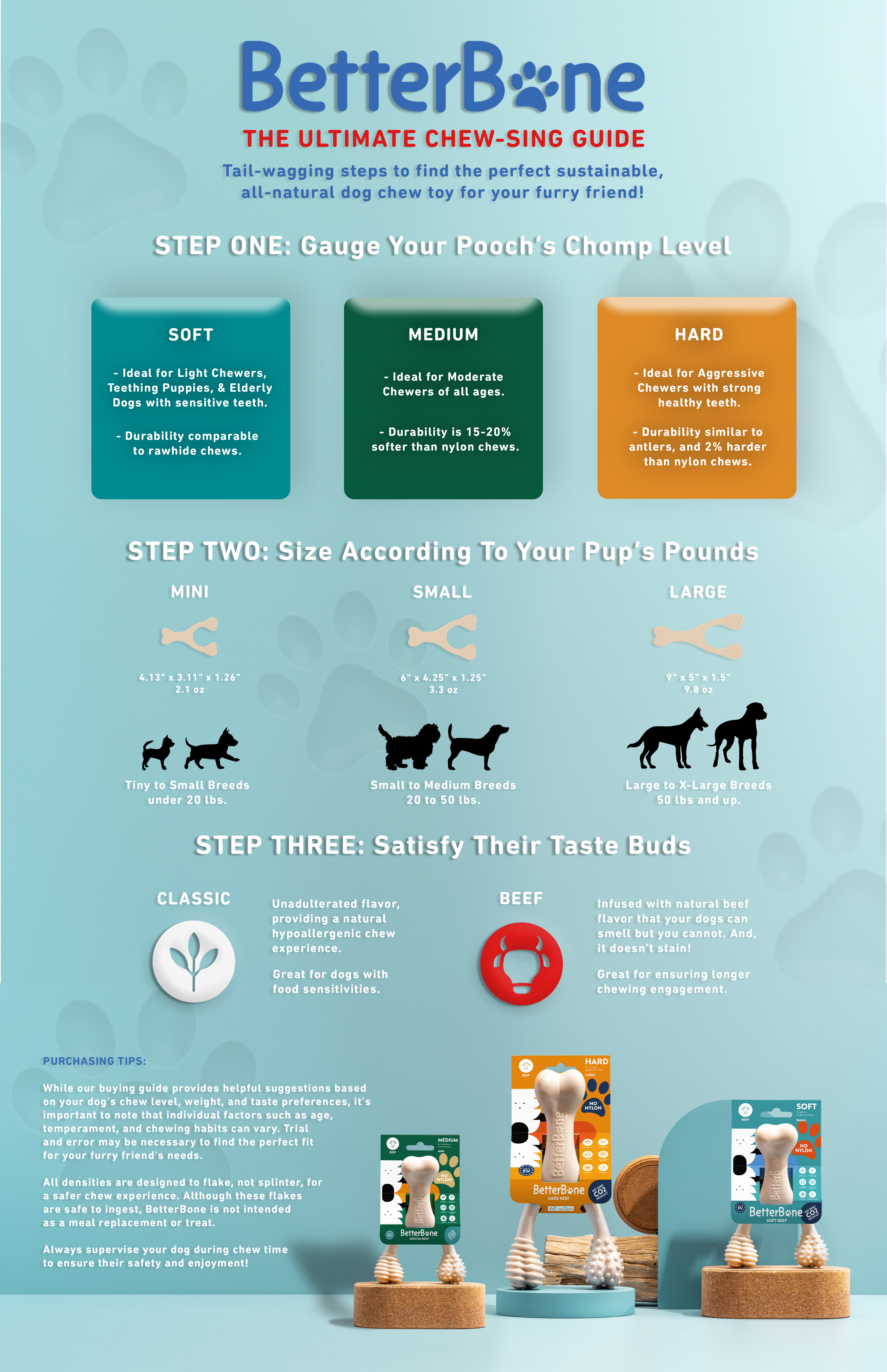 BetterBone CHEW TOY: Plant-Based Ingredients