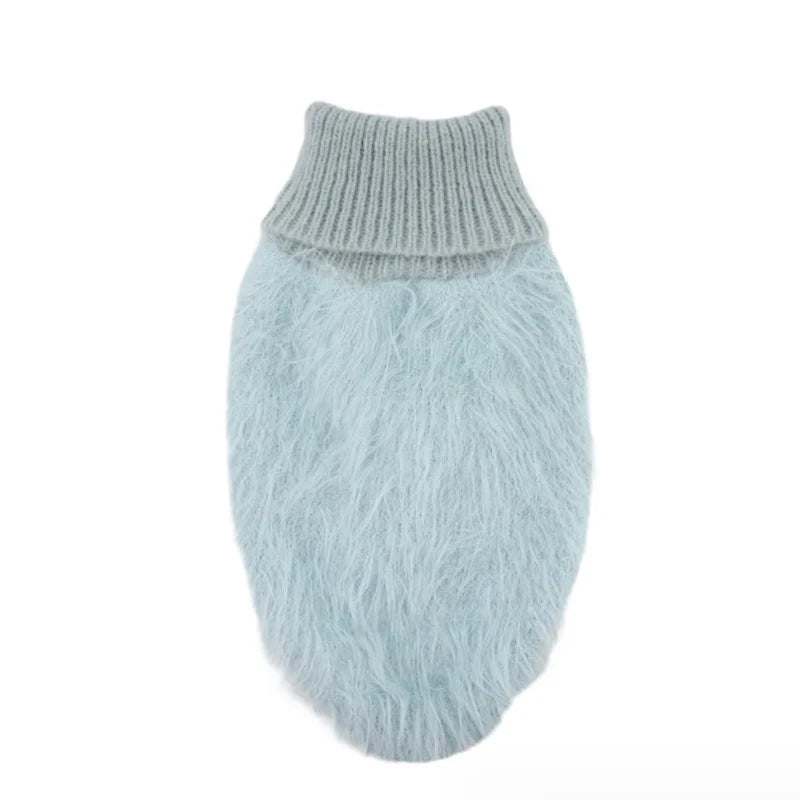 Fluffy Turtleneck Dog Sweater