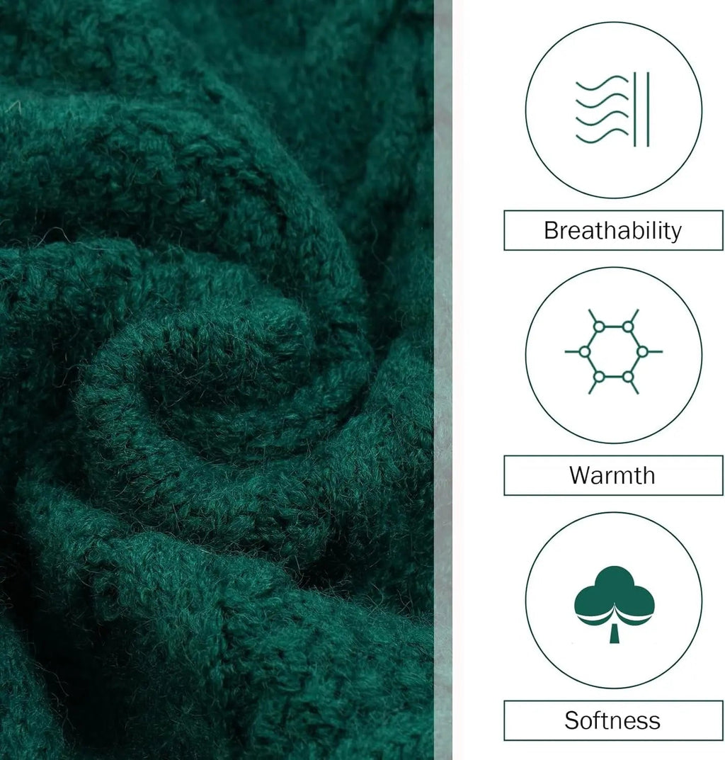 Cable Knit Dog Sweater Dress