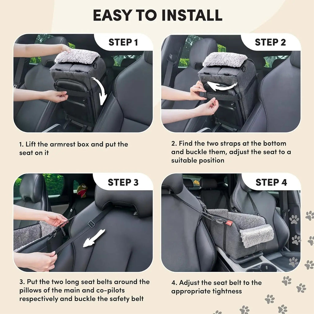 Center Console Dog Car