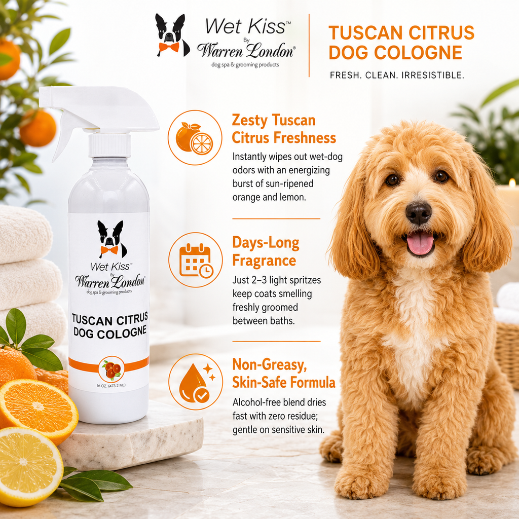 Wet Kiss Dog Cologne - 2 Oz or 16 Oz