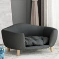 Modern Dog Sofa Bed with Wood Legs