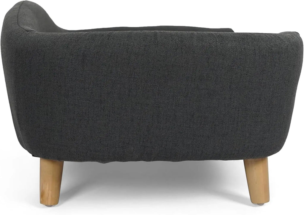 Modern Dog Sofa Bed with Wood Legs
