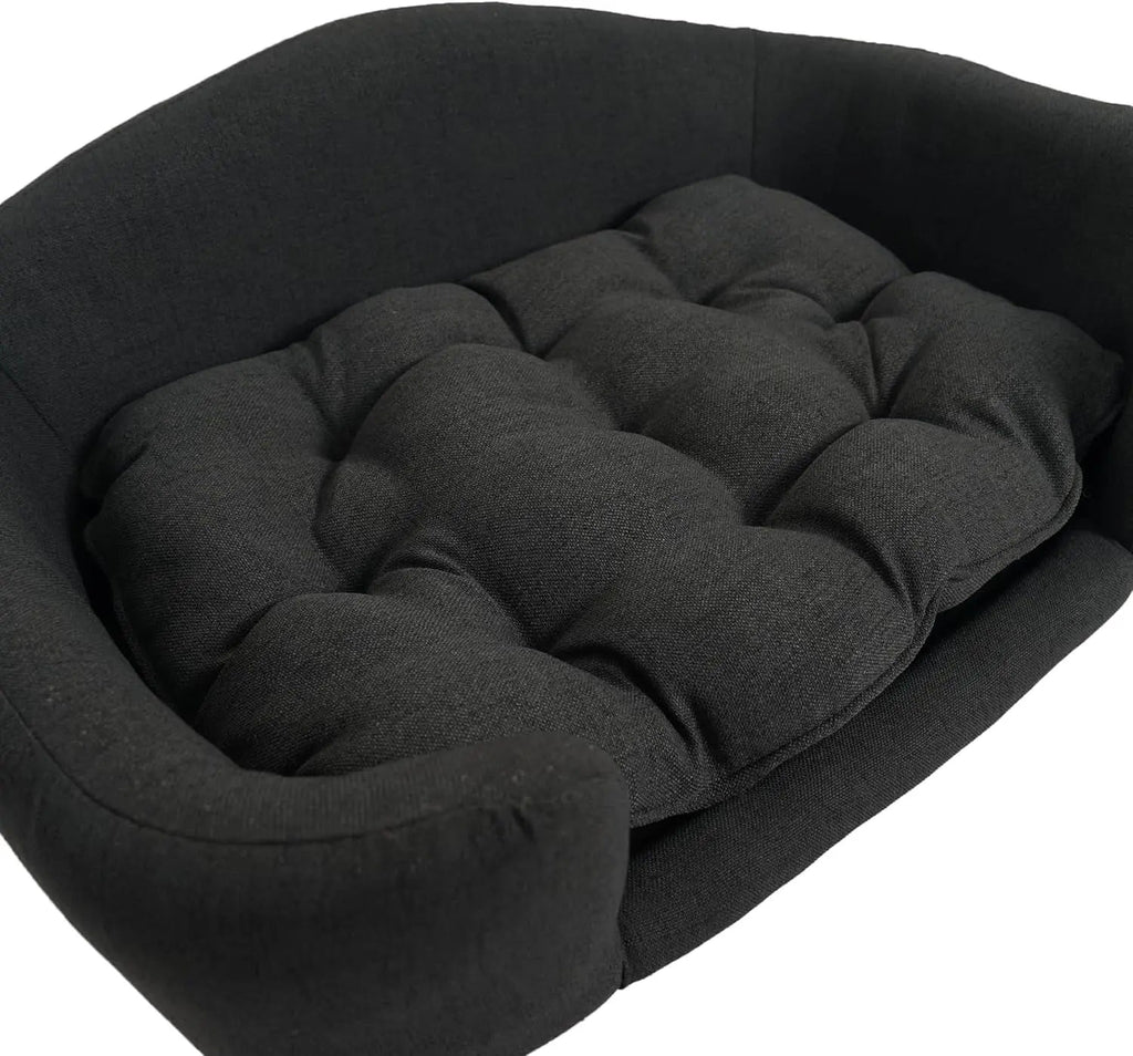 Modern Dog Sofa Bed with Wood Legs