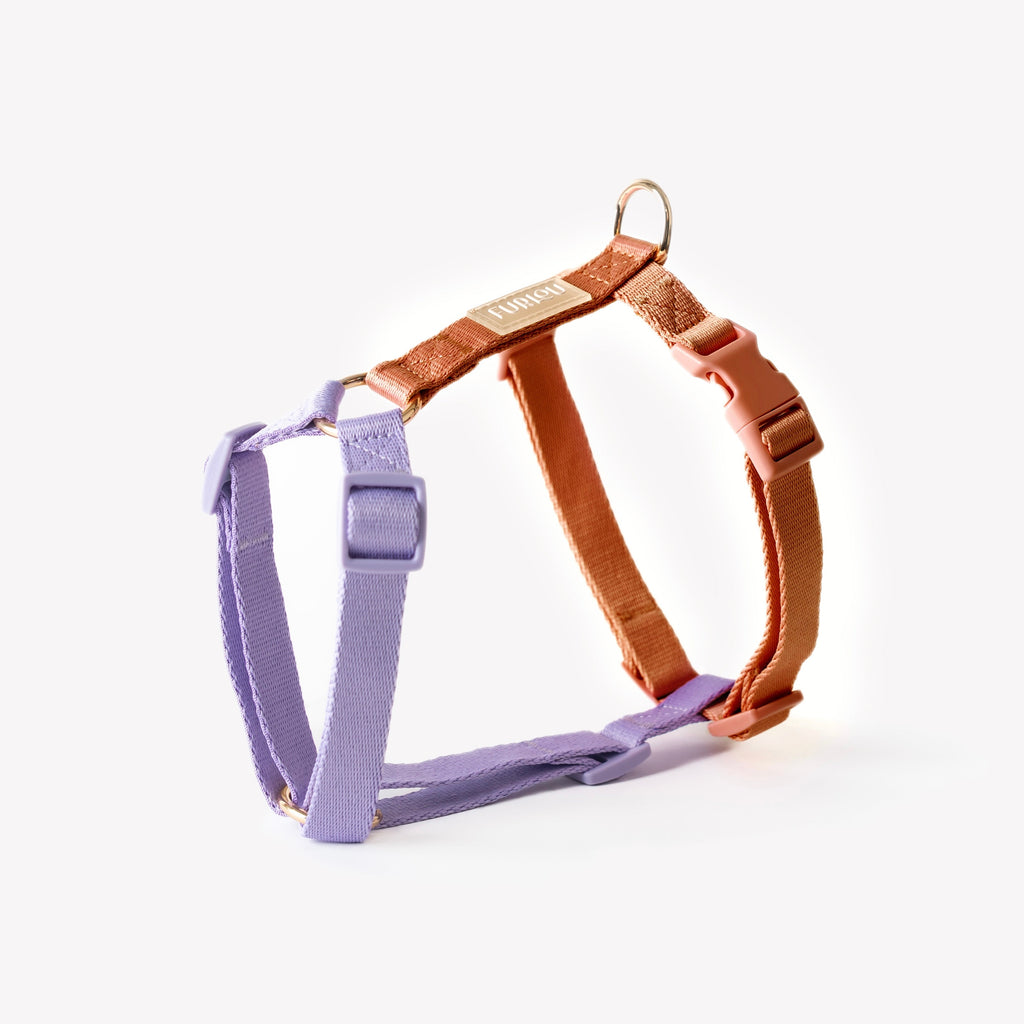 Lavender and Terracotta - Dog Harness