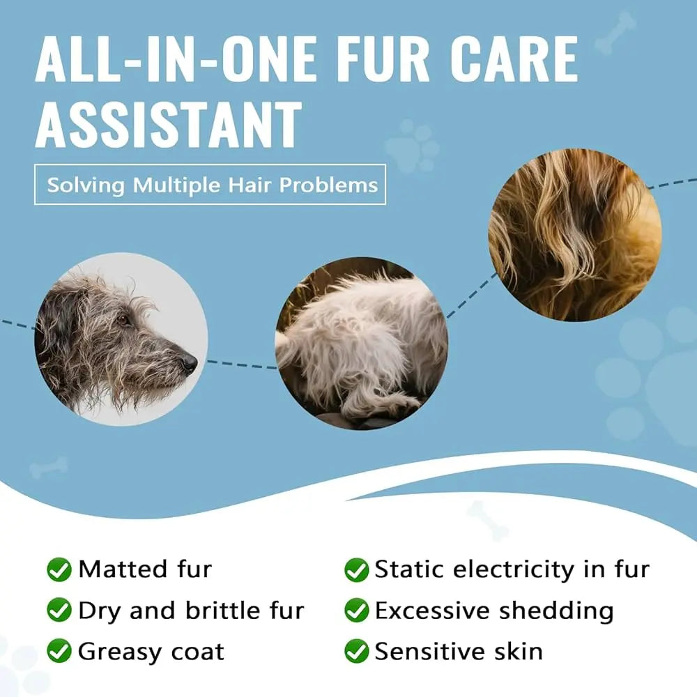 Dog Detangle Spray Leave-In Conditiones