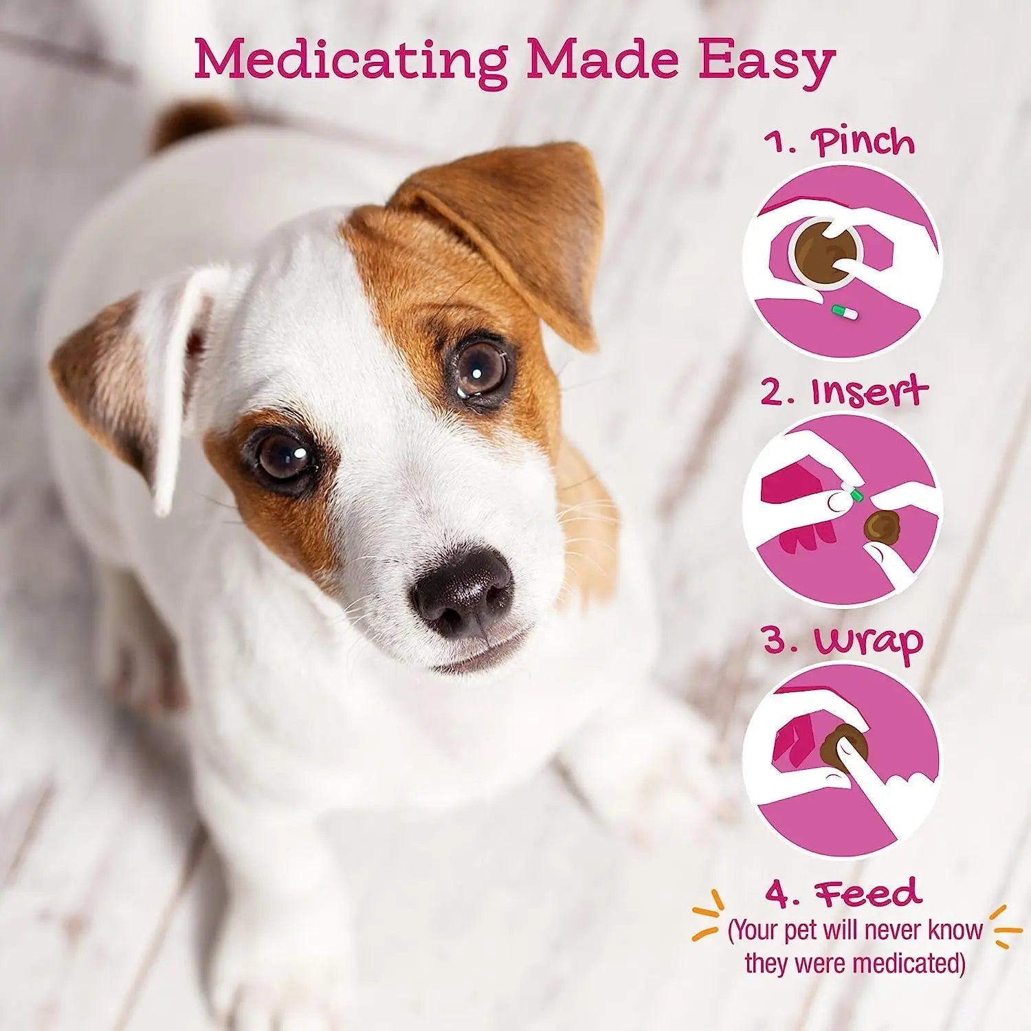 Dog Pill Wrap Cheese & Bacon Flavor
