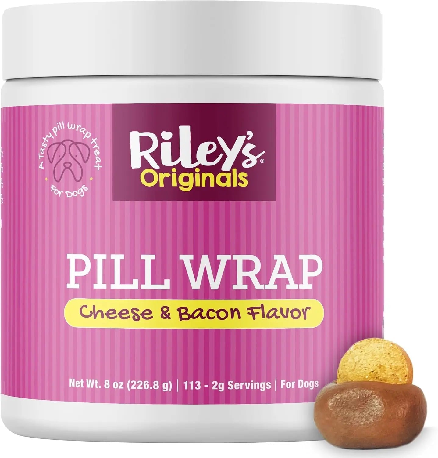 Dog Pill Wrap Cheese & Bacon Flavor