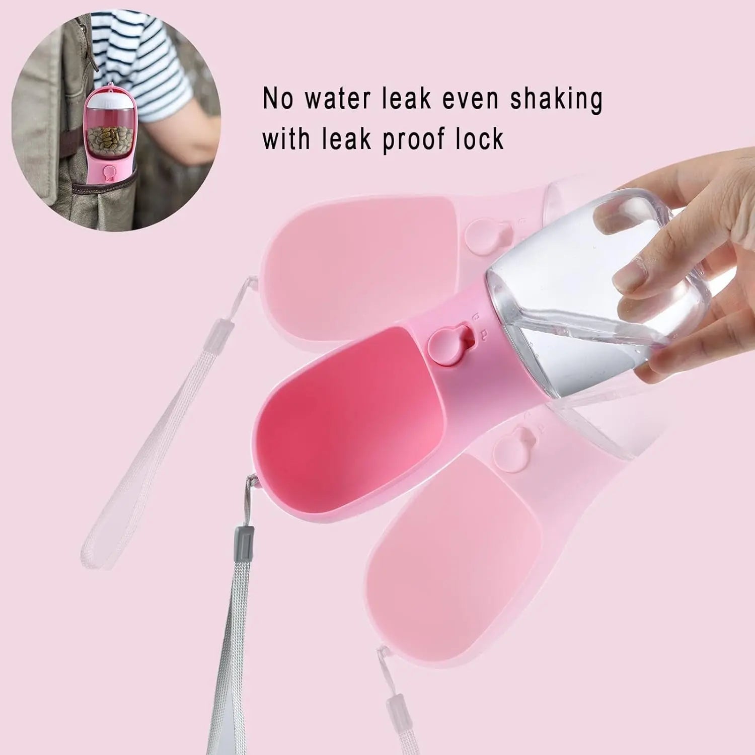 Pet Water & Food Bottle Dispenser
