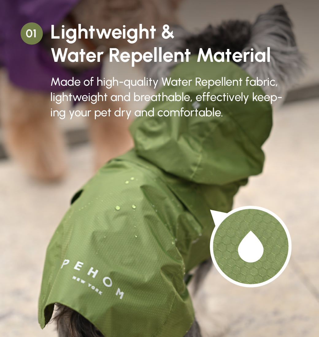 Green Capsule Raincoat