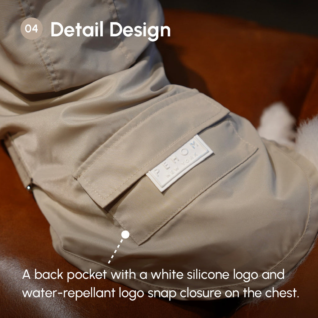 Beige Bowery Raincoat