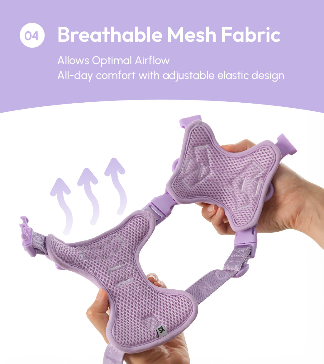 No Pull Dog Harness - MINT PURPLE