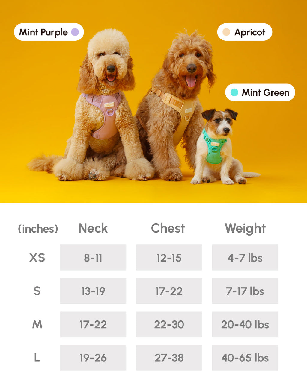 No Pull Dog Harness- APRICOT