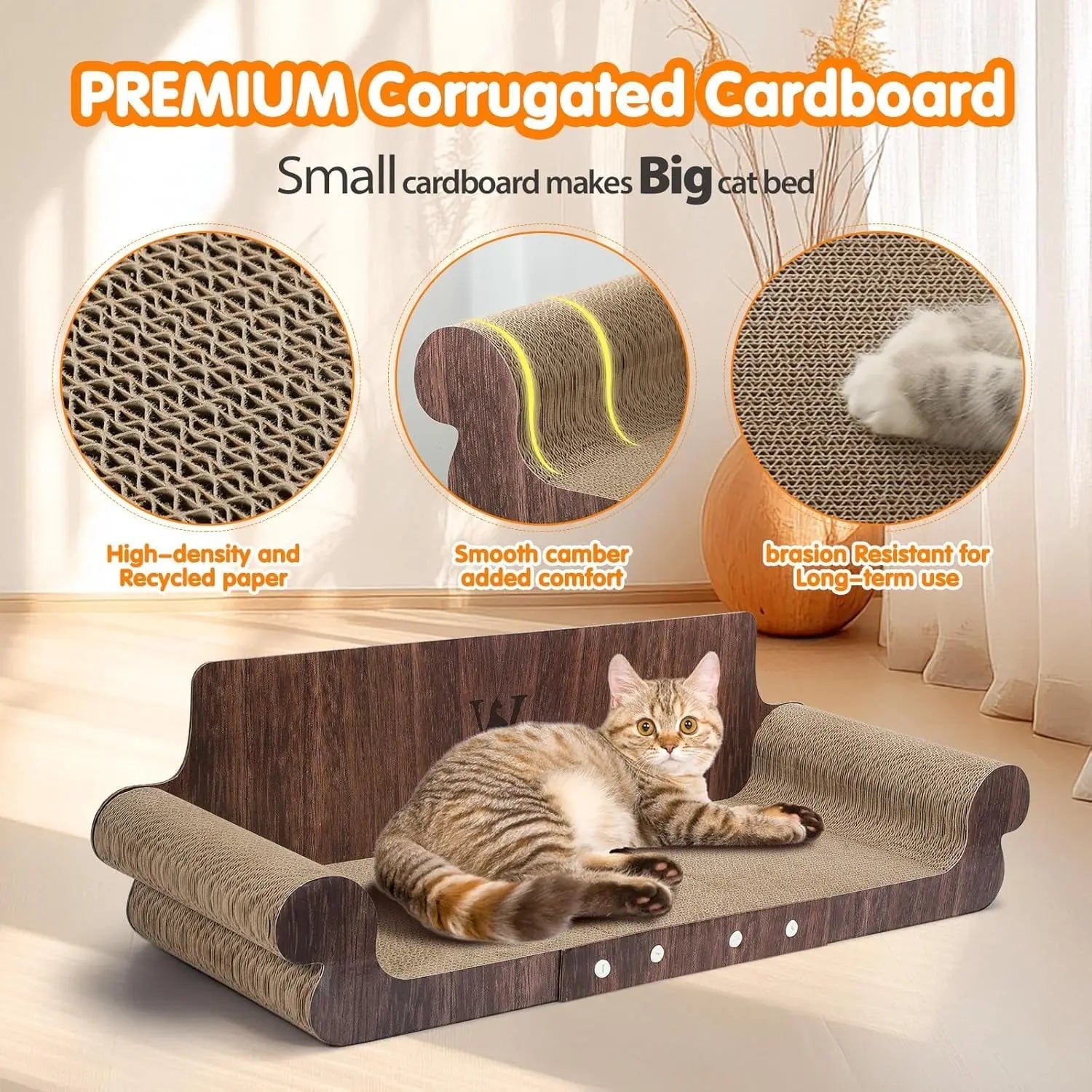 Extra Large Cat Scratcher Bed