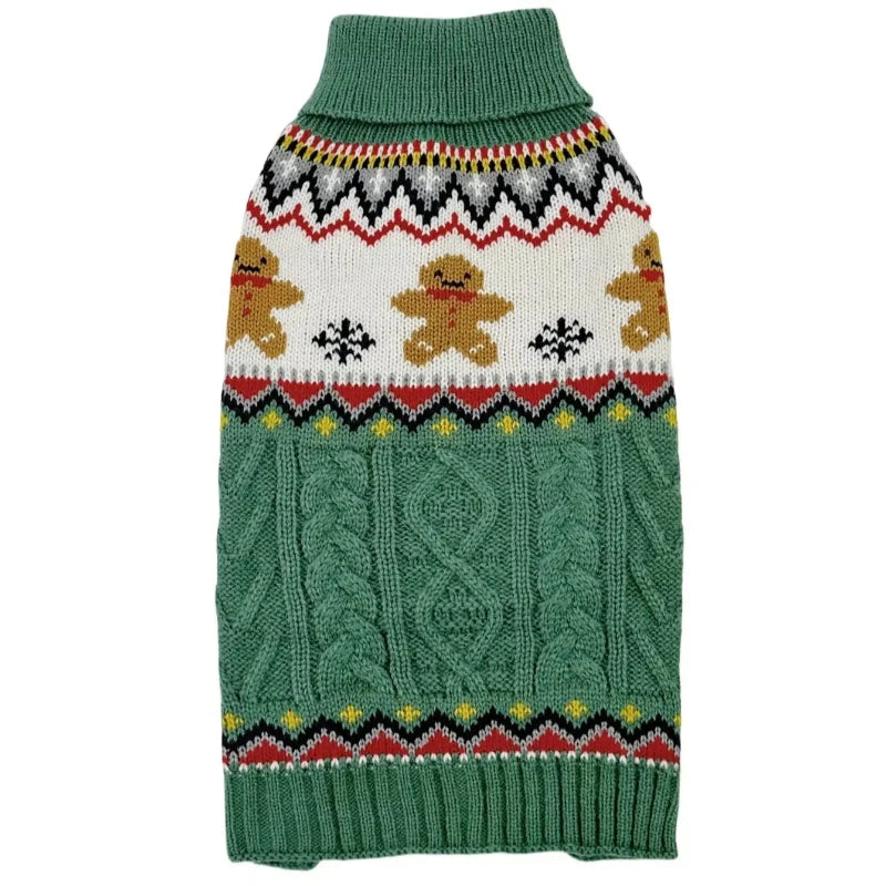 Gingerbread Cable Knit Sweater