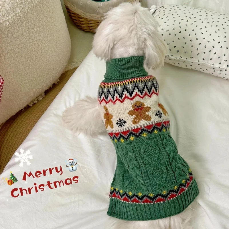 Gingerbread Cable Knit Sweater