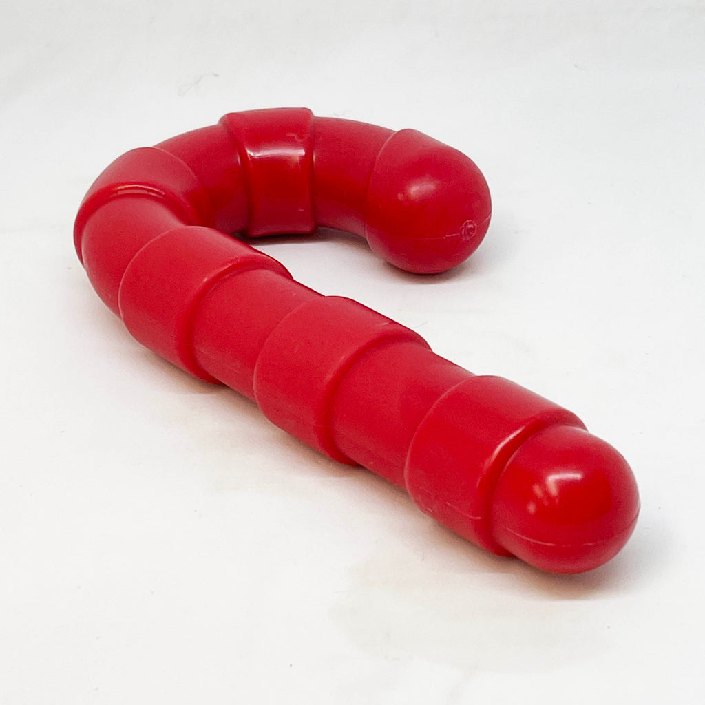 Candy Cane Dog Toy