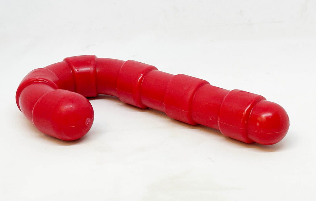 Candy Cane Dog Toy