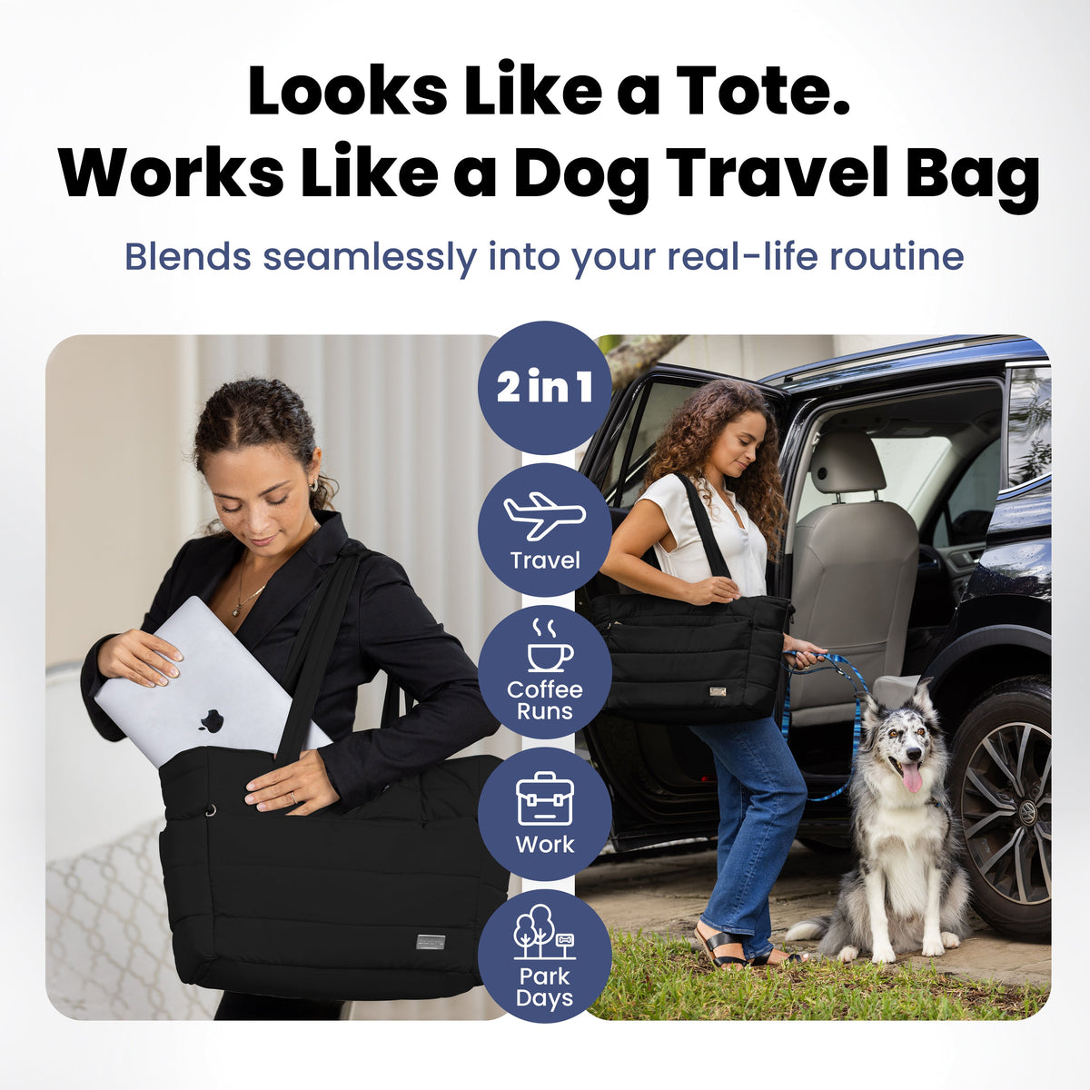 All in One Travel Bag for Dog Moms