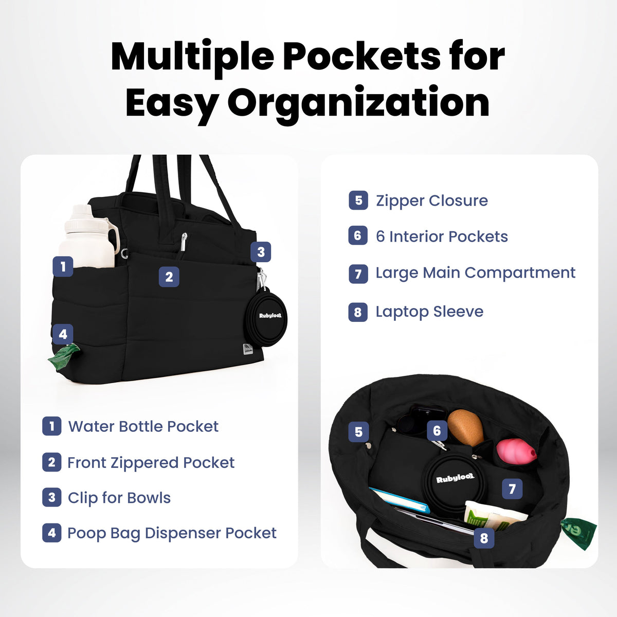 All in One Travel Bag for Dog Moms