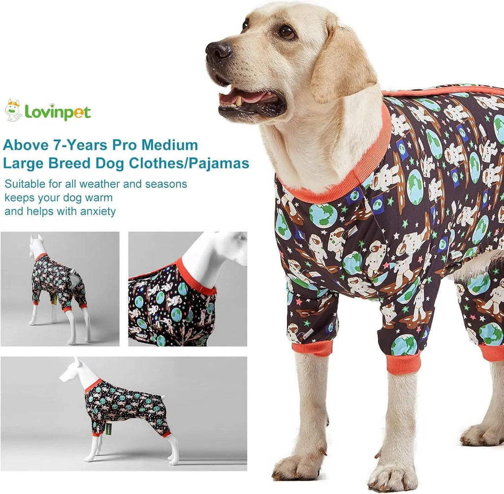 Large Dog Pajamas - Space Astronaut