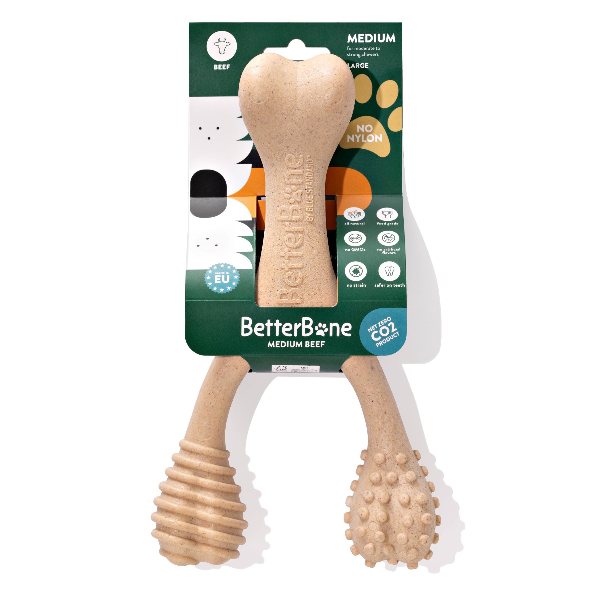 BetterBone CHEW TOY: Naturally Derived Ingredients, Eco-Friendly, Non-Toxic