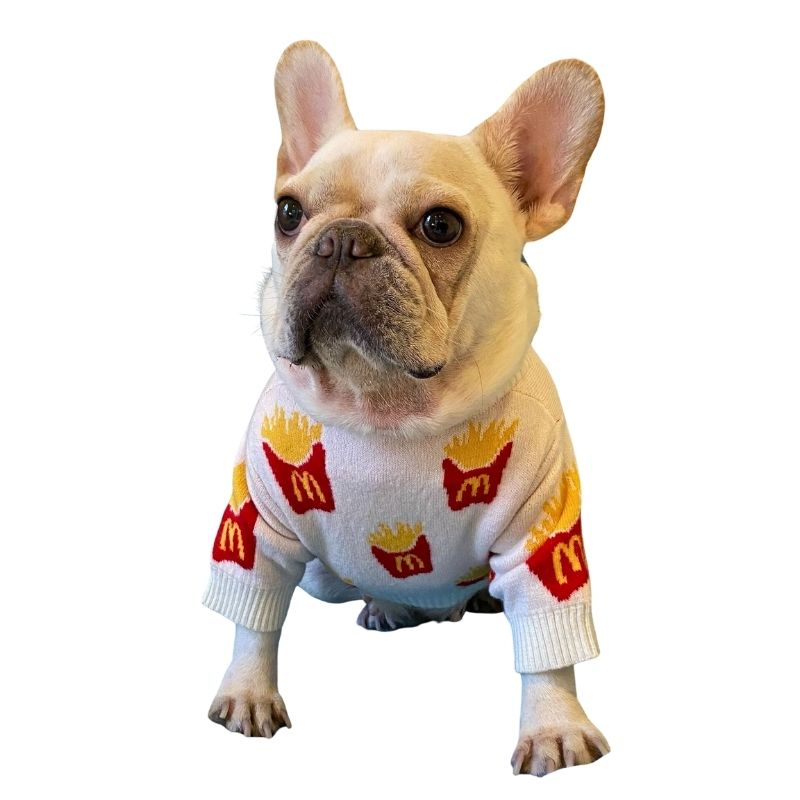 McD French Fries Dog Sweater
