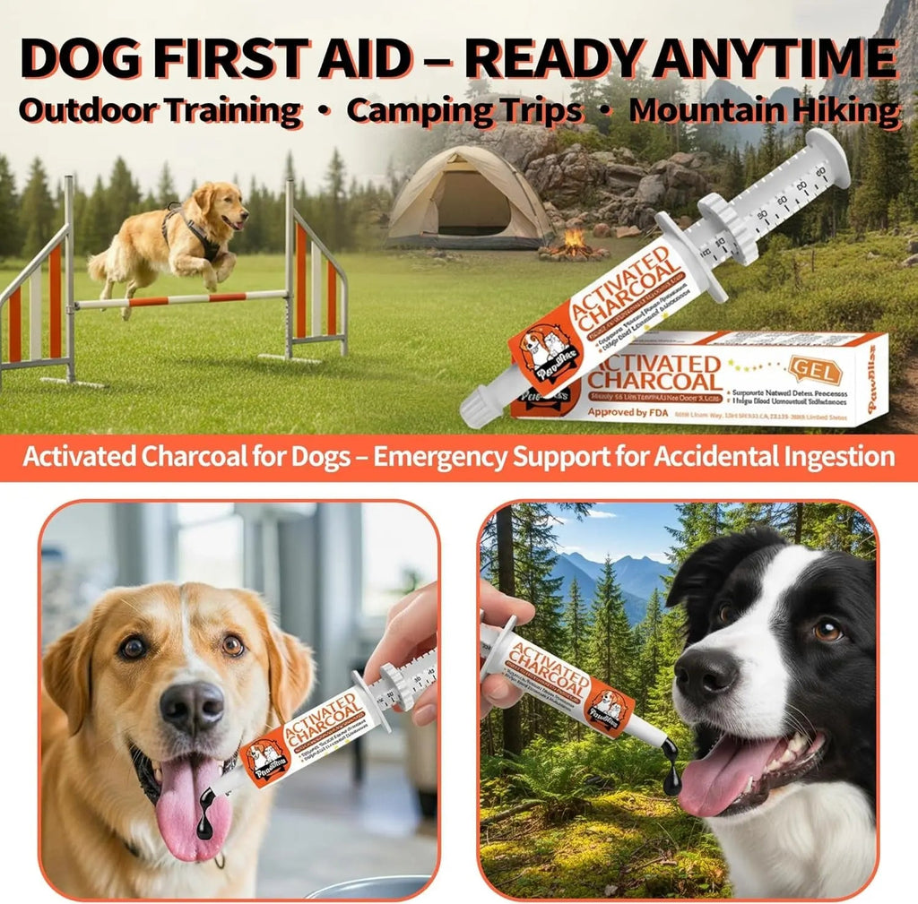 Pet Activated Charcoal Gel First Aid