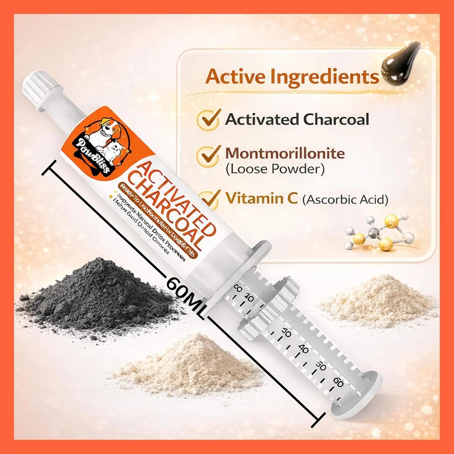 Pet Activated Charcoal Gel First Aid