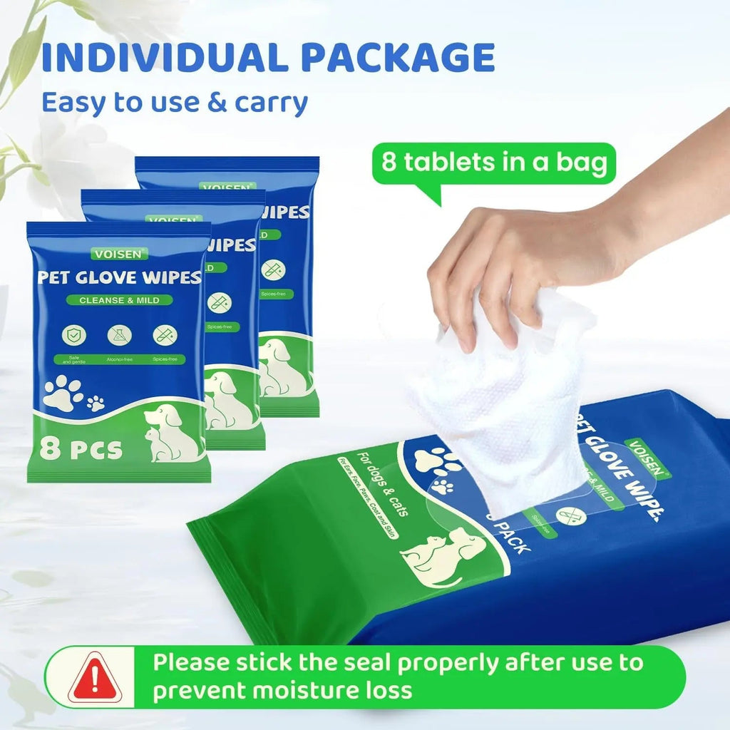 Pet Glove Wipes