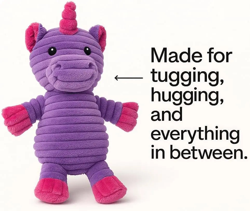 Plush Squeaky Dog 5-Pack Toy