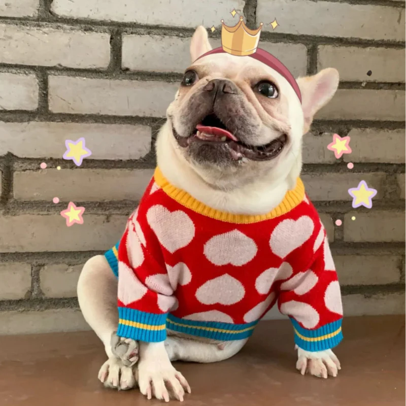 Red Heart Dog Sweater
