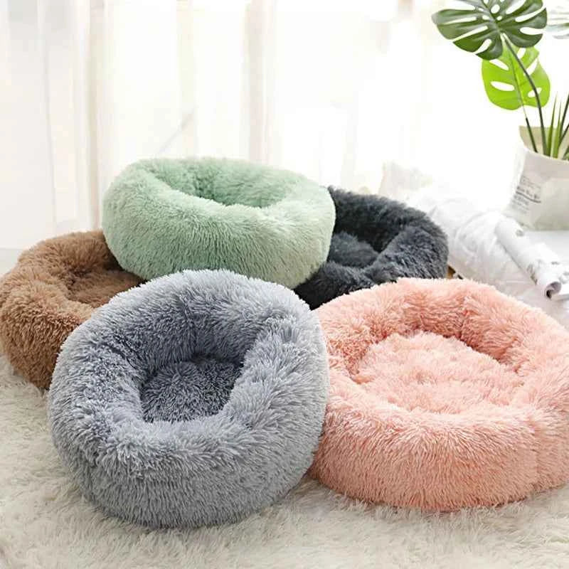 Plush Donut Cuddler for Dogs & Cats