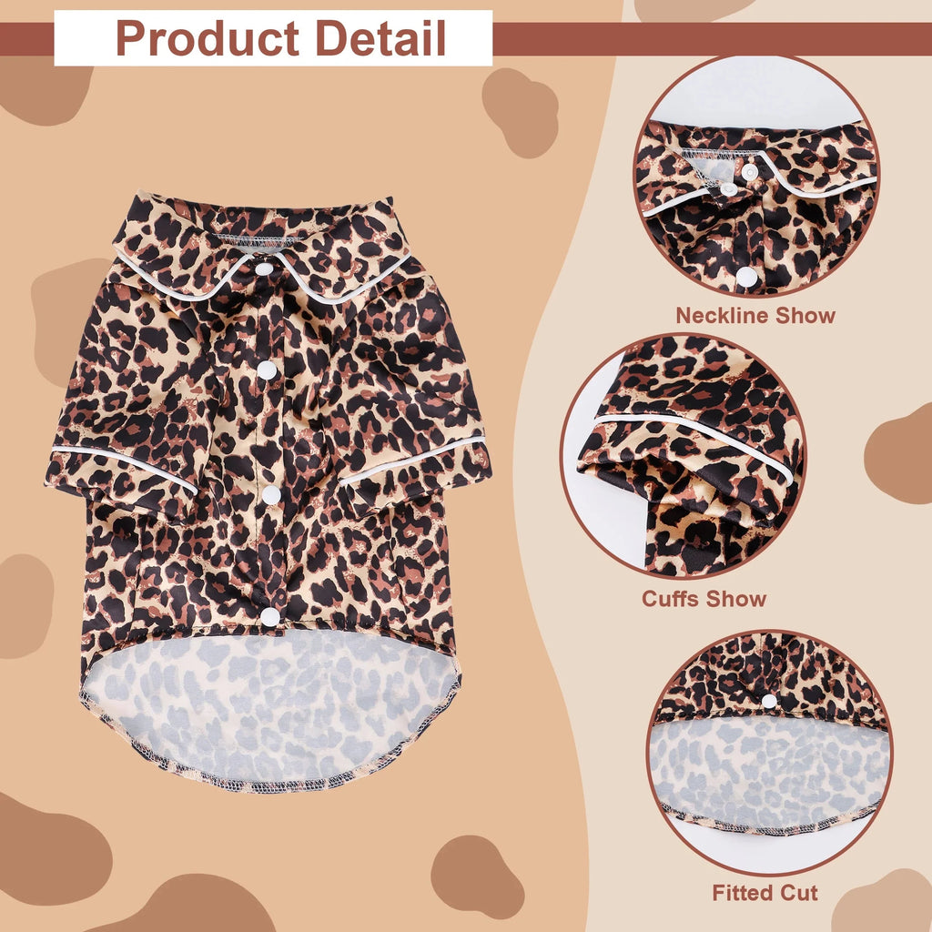 Pet Pajama Set - Cute Animal Print Loungewear