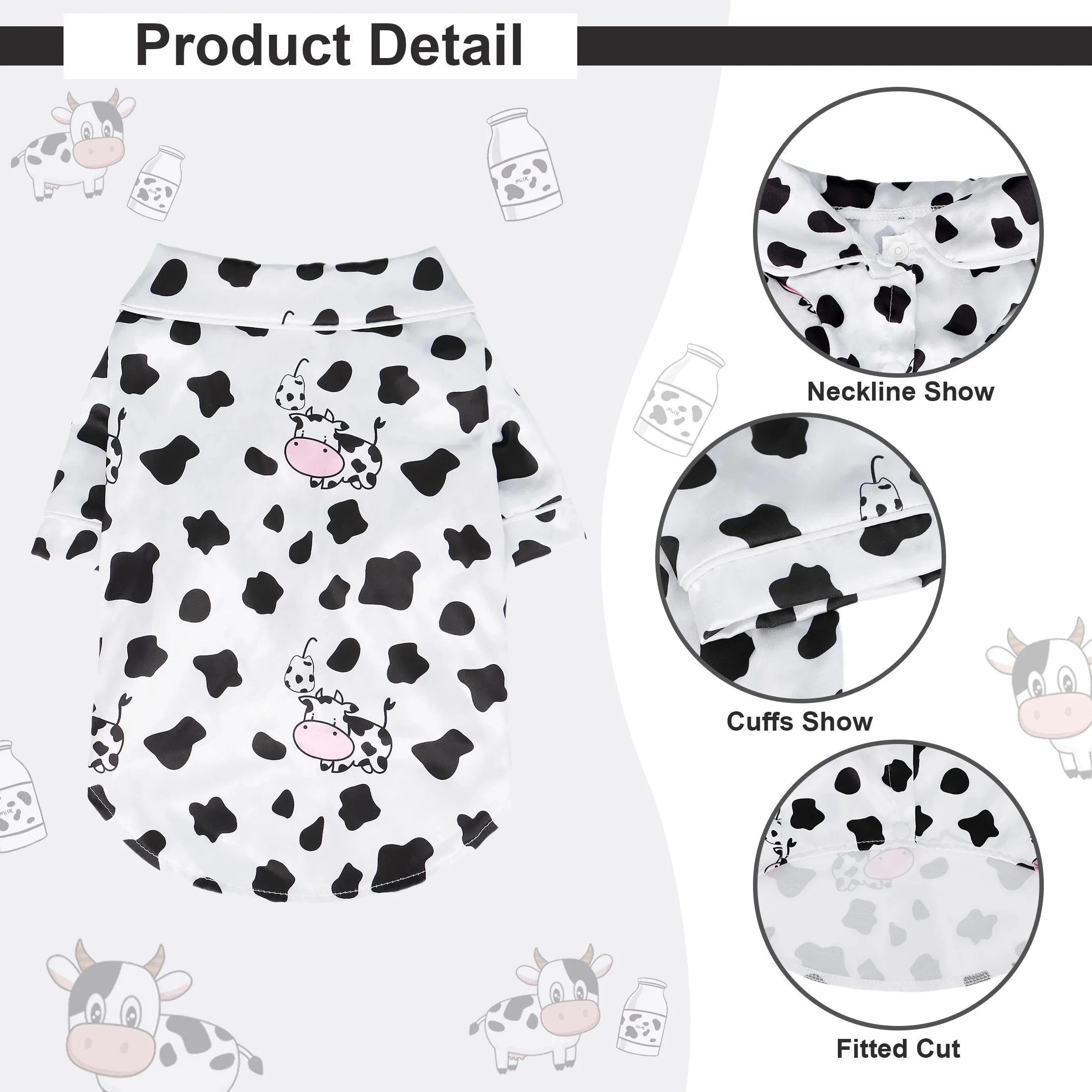 Pet Pajama Set - Cute Animal Print Loungewear