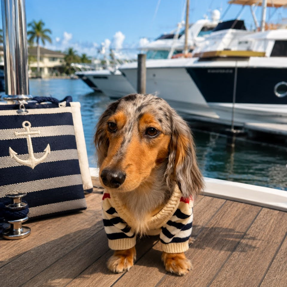Striped Button-Down Cardigan