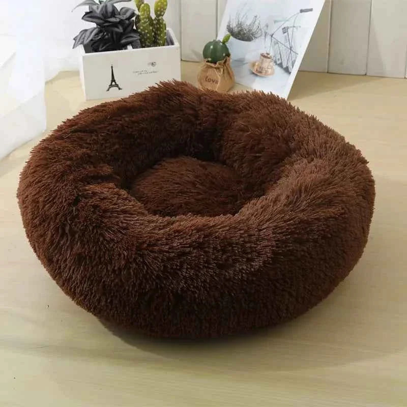 Plush Donut Cuddler for Dogs & Cats