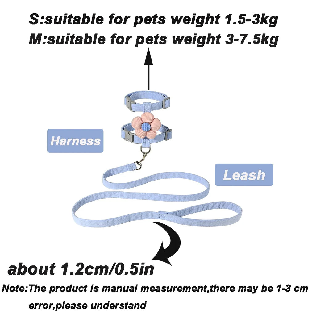 Cat & Dog Harness and Leash Set