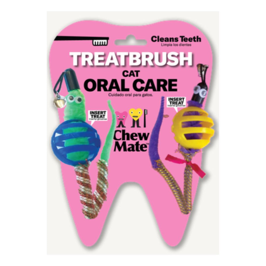 Oral Care Toy for Cats: 3 Double Packs (6 Total Oral Care Toys)